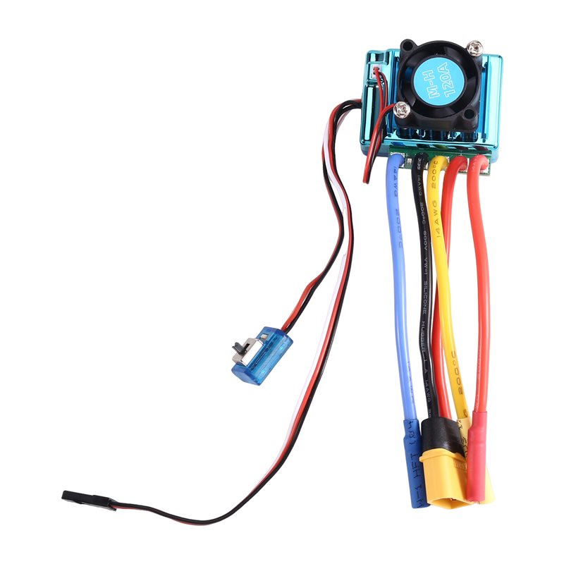 Banana Plug - WOWFU-120A Borstelloze ESC Snelheidsregelaar Met XT60