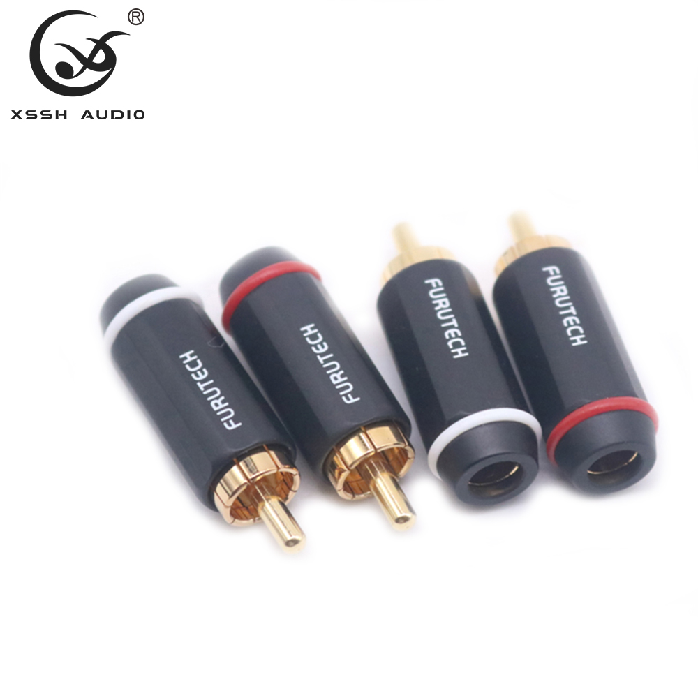 Rca Cable - Mannelijke Rca Jack Xssh 4Pcs/8Pcs Diy