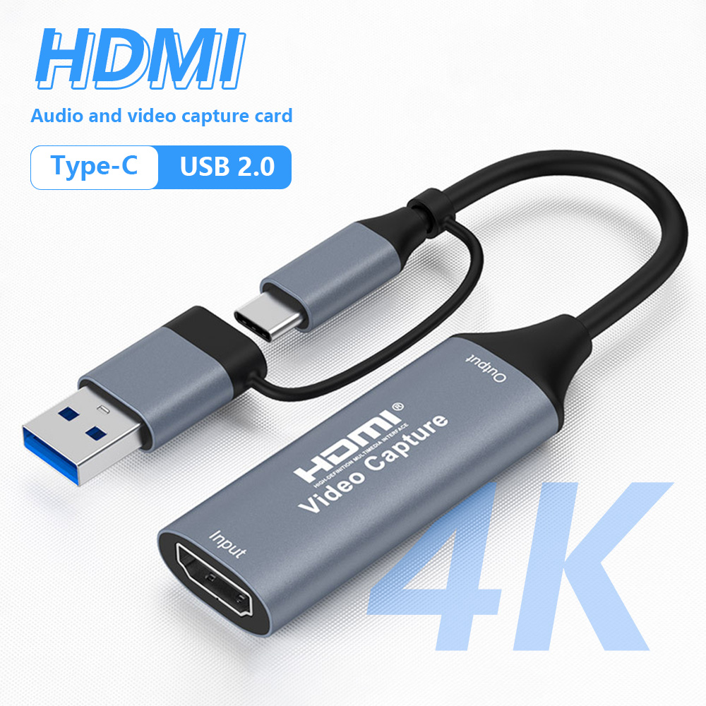 Usb Sound Card - 4K 2 in 1 USB 2.0