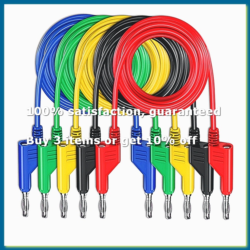 Banana Plug - P1036 5PCS 4mm Koperen Banaanstekker naar