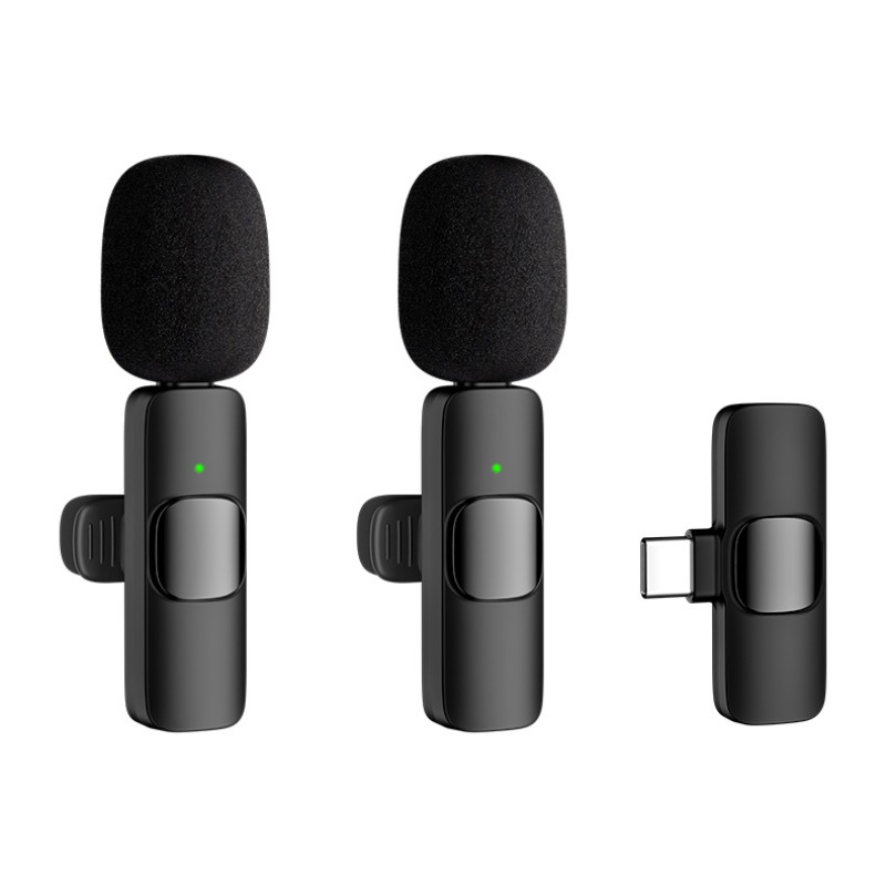 Condenser Microphone Kit - Draadloze lavaliermicrofoon voor iPhone en Android,