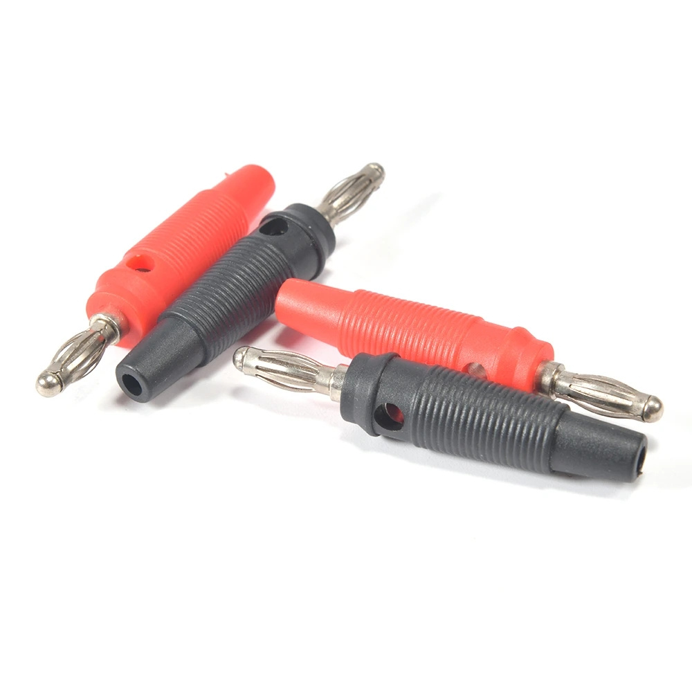 Banana Plug - 2026 Bananenstekker 4mm Soldeerloze Zijdelingse Stapelbare