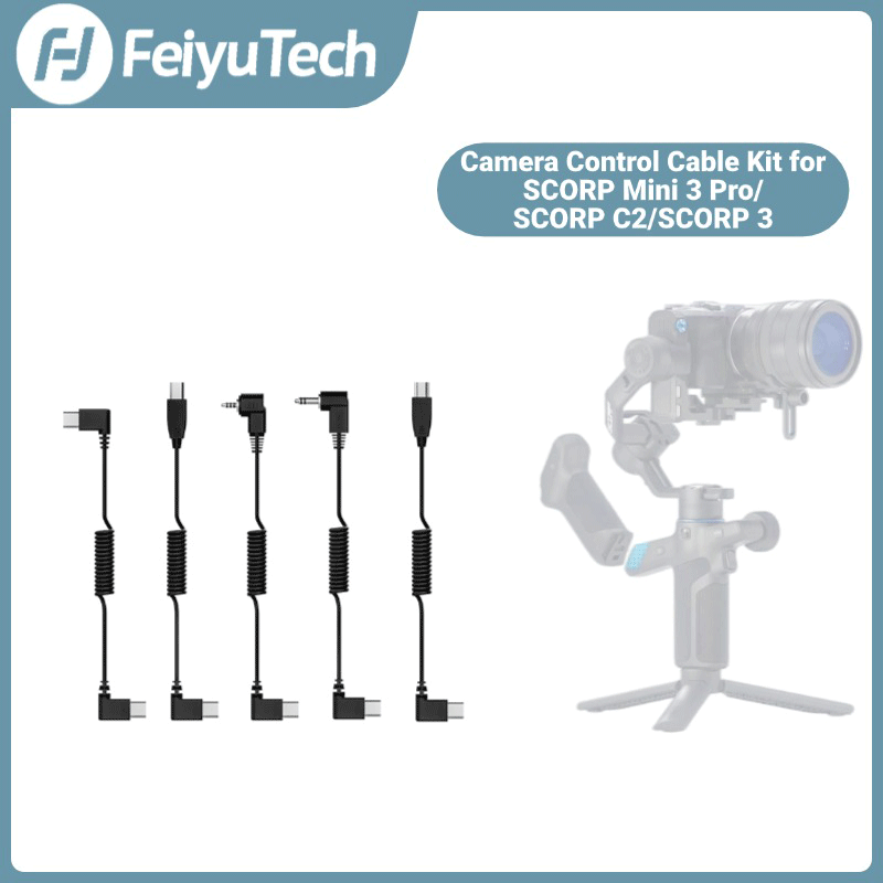 Trs Cable - FeiyuTech SCORP 5-in-1 camerabedieningskabelset USB-C naar