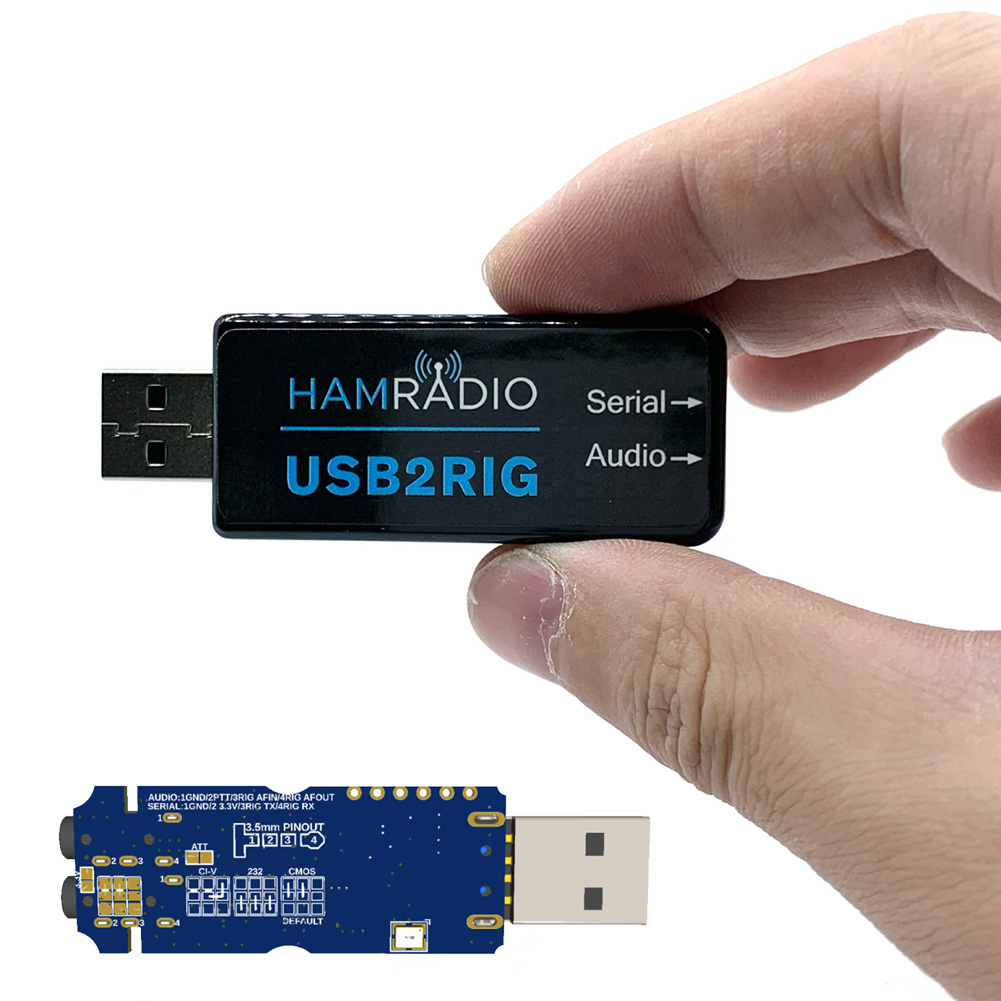 Usb Sound Card - USB2RIG Radio USB-geluidskaartconnector, ondersteunt PTT met