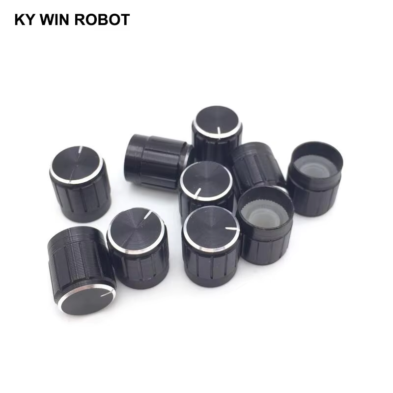 Knob Aluminum - 10 stks 15*17mm aluminium potentiometer 15*17