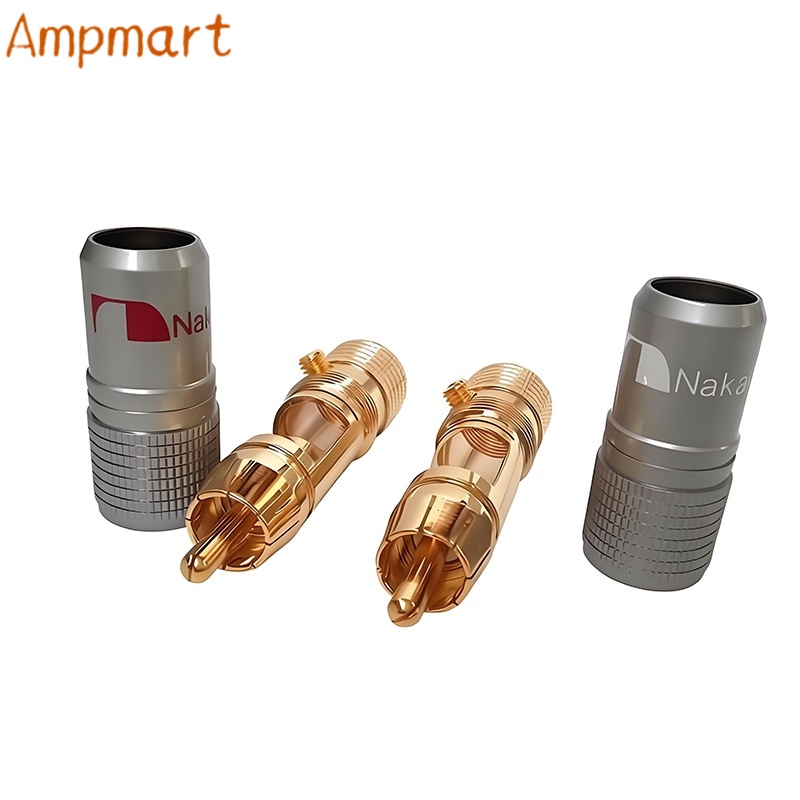 Rca Cable - High-end zuiver koper verguld soldeerloze RCA-stekker