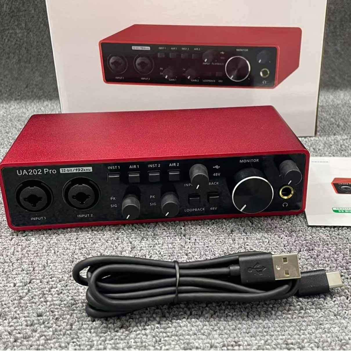 Condenser Microphone Kit - UA202 Pro Professionele Geluidskaart USB Audio-interface