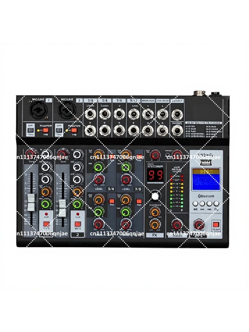 Usb Sound Card - Professionele audiomixer met ingebouwde geluidskaart, Bluetooth