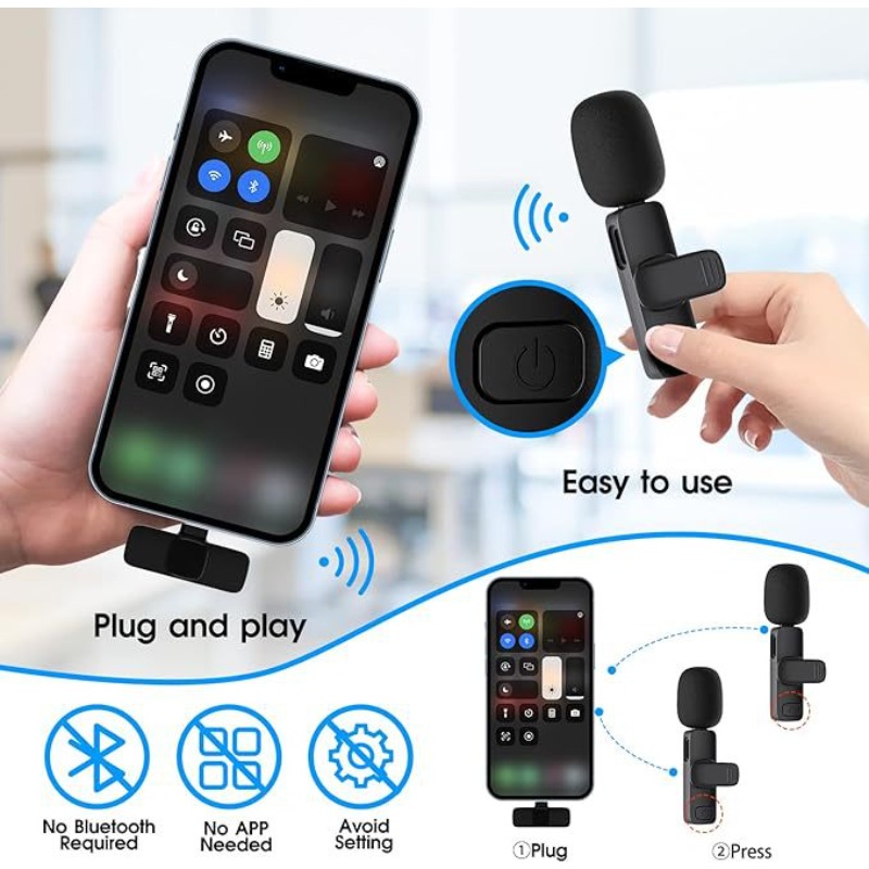Draadloze lavaliermicrofoon vo - Condenser Microphone Kit recensie en prijs