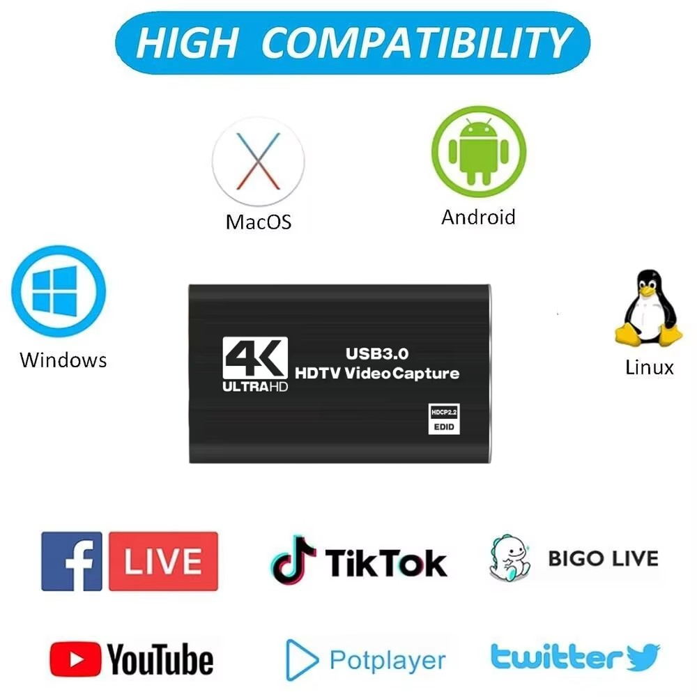 Roreta 4K USB 3.0 Video Captur - Usb Sound Card recensie en prijs