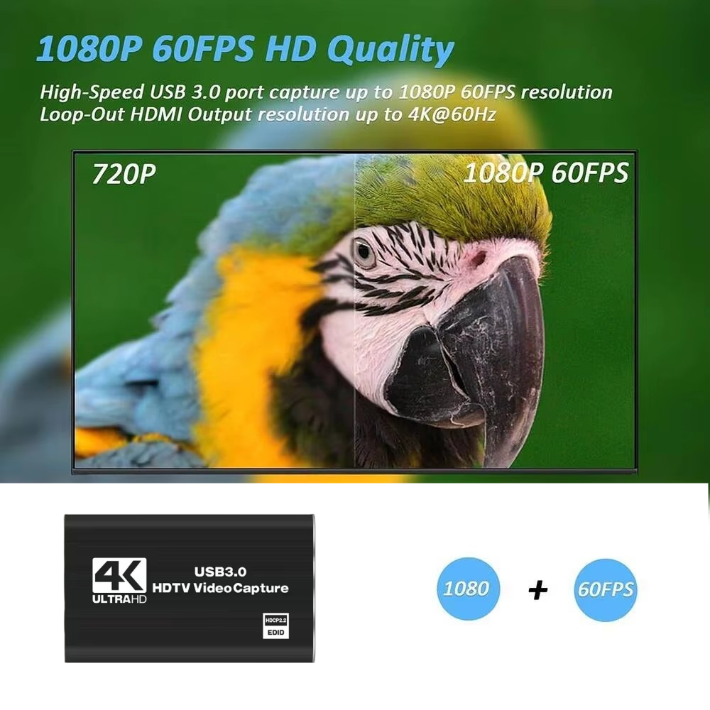 Roreta 4K USB 3.0 Video Captur - Usb Sound Card recensie en prijs