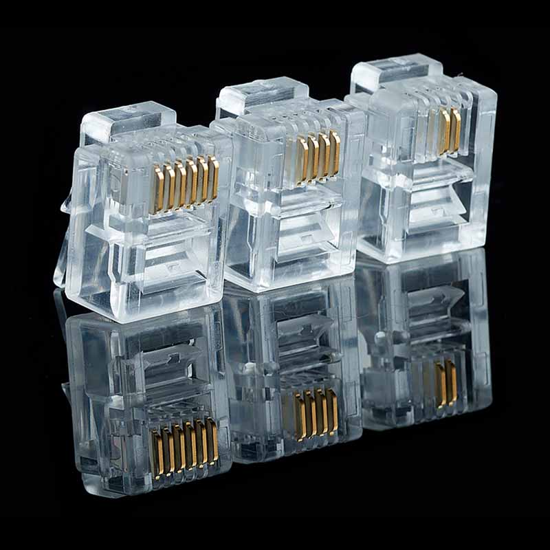 20/50/100PCS RJ11 6P2C 6P4C 6P - Rj45 Jack recensie en prijs