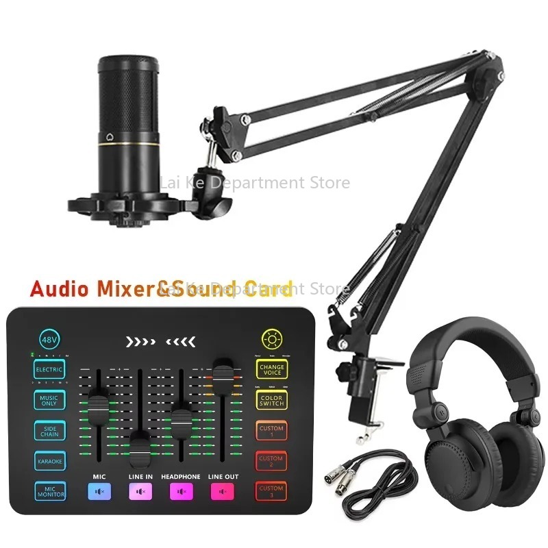 ZX230 Live Stream Geluidskaart - Condenser Microphone Kit recensie en prijs