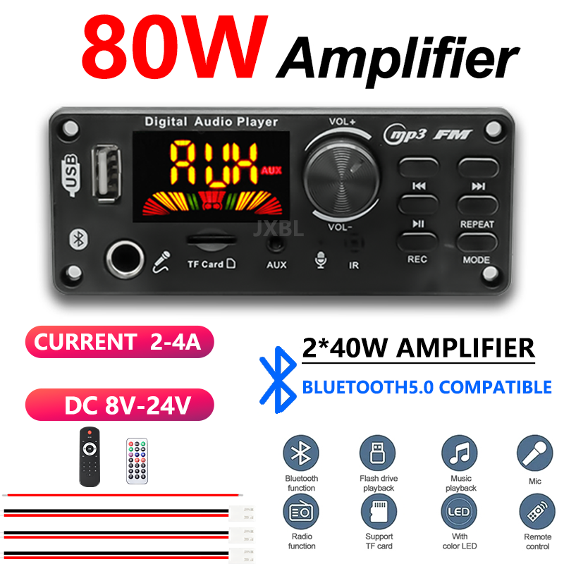 80W Bluetooth 5.0 MP3 Decoder  - Dac Board recensie en prijs