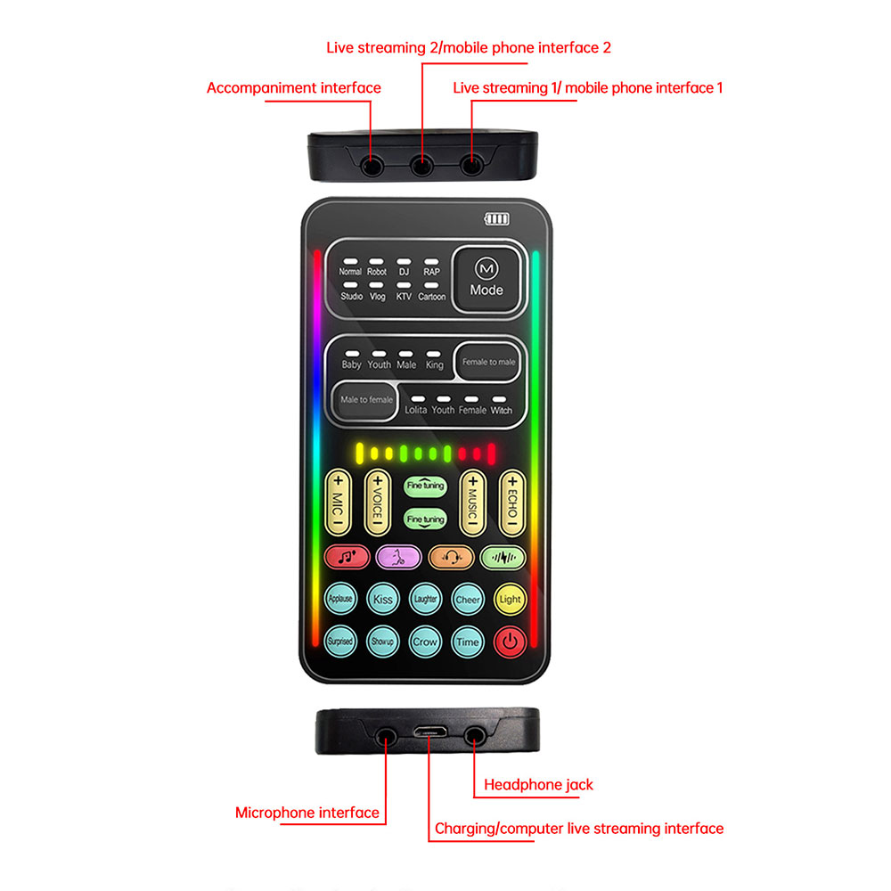 i9 Voice Changer Mini Meerdere - Condenser Microphone Kit recensie en prijs